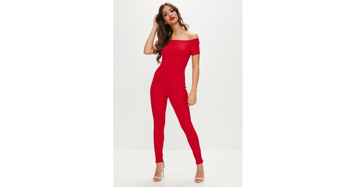 red unitard jumpsuit