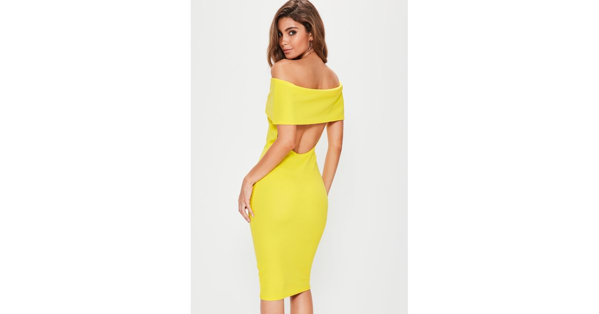 M50//1 Missguided Cut Out Back Longline Overlay Midi Dress