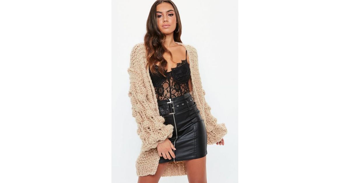 missguided chunky cardigan