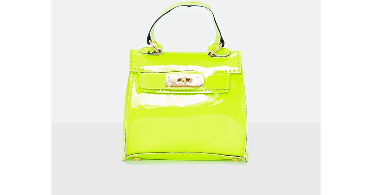 neon mini purse