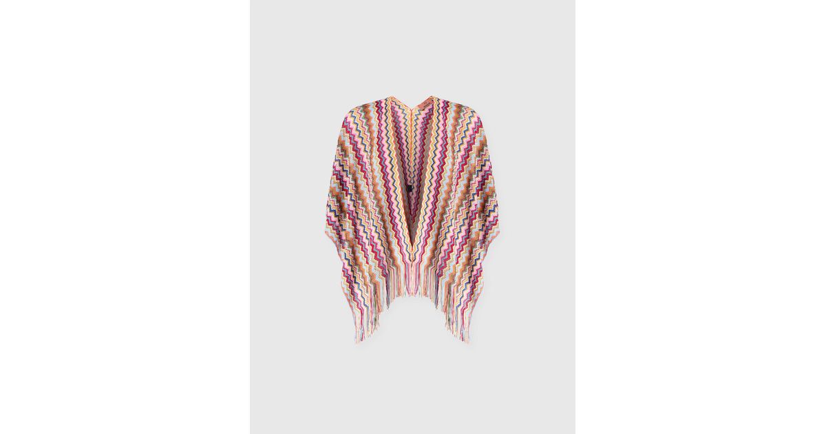 Missoni Multicolor Wool Women Poncho main image 1