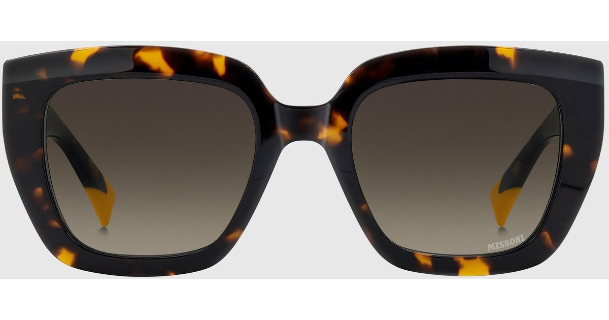 Missoni Dna Acetate Sunglasses Missoni DNA oval acetate sunglasses Multicoloured | Missoni main image 3