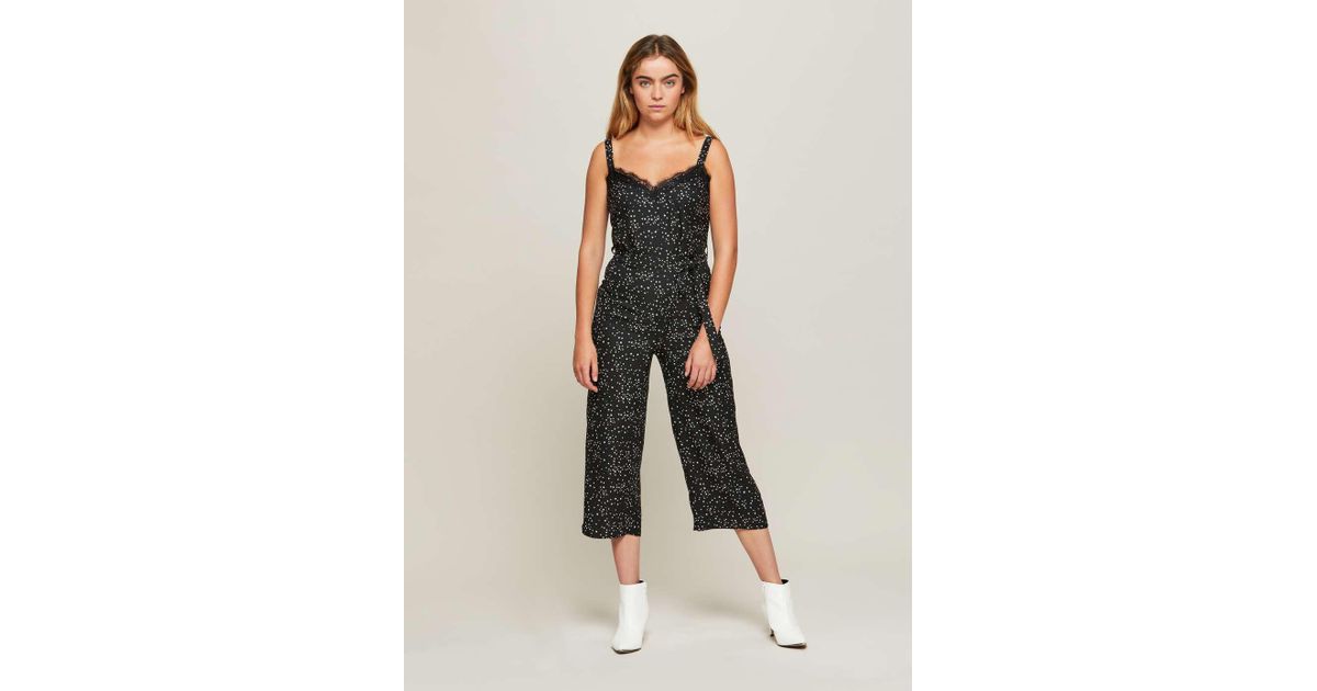 miss selfridge lace jumpsuit