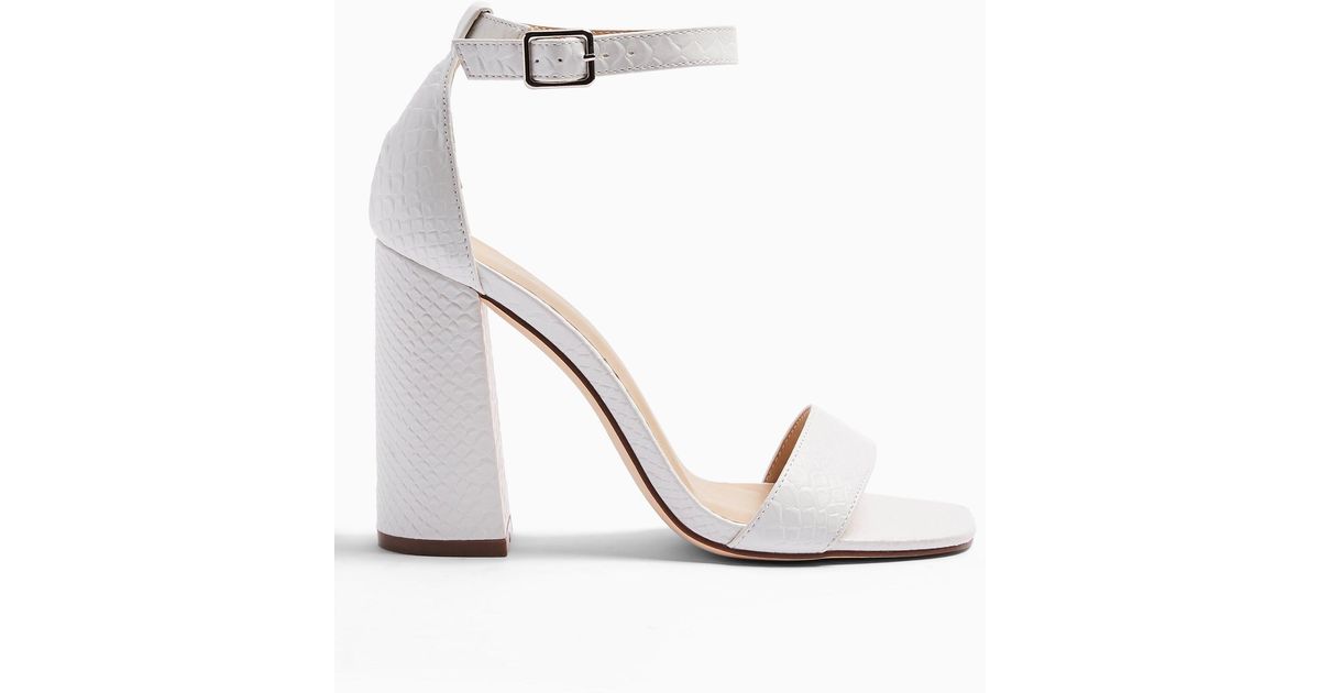 white high heels wide fit