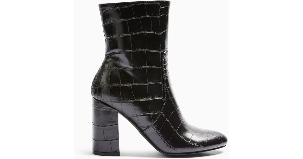 high shaft ankle boots