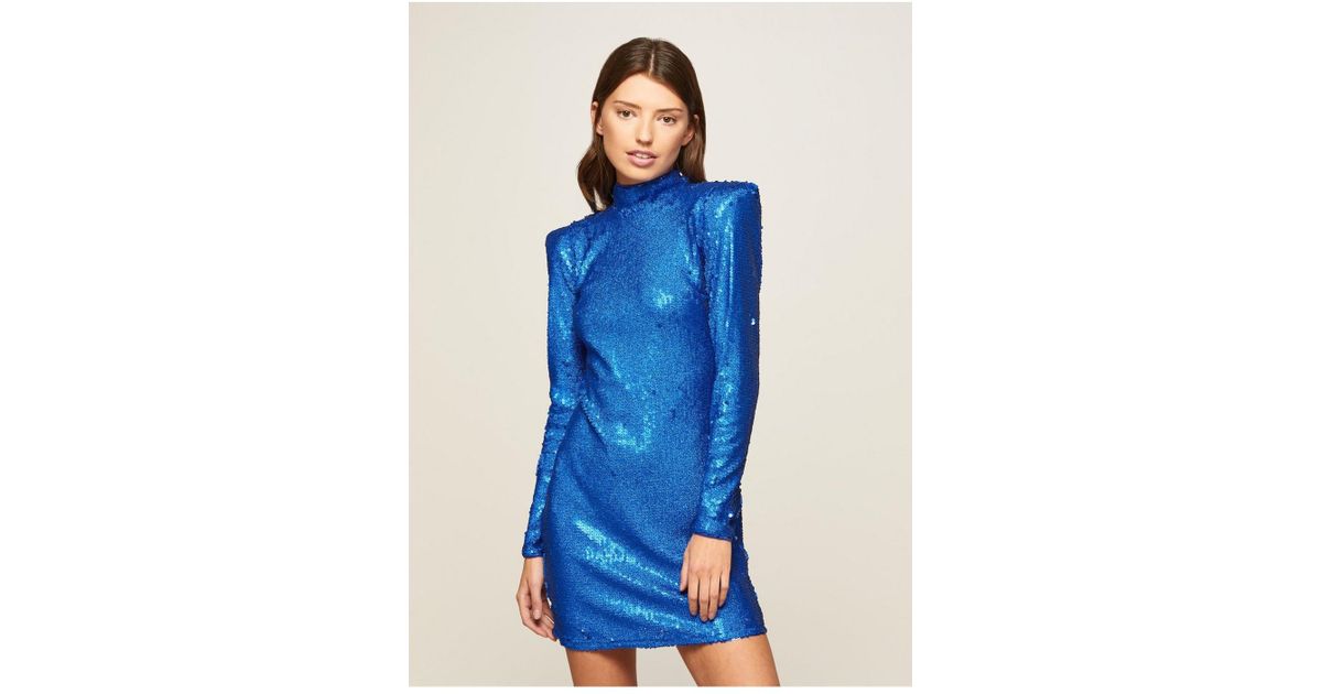miss selfridge glitter dress