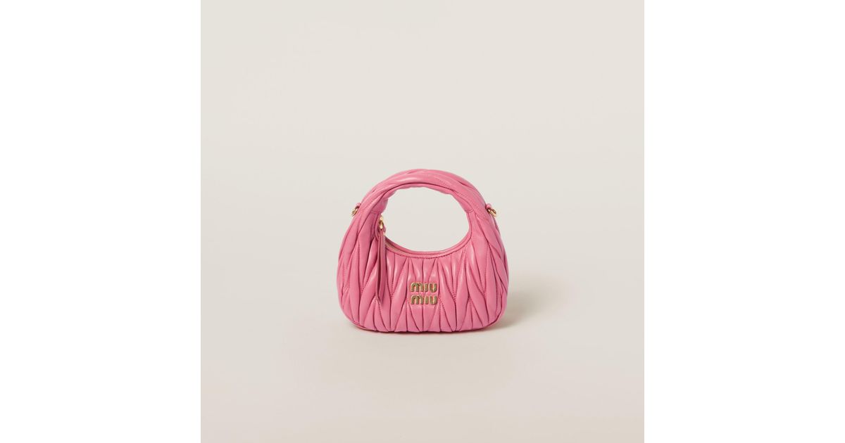 WANDER MATELASSÉ HANDBAG 23 IN EUNRY PINK LAMBSKIN