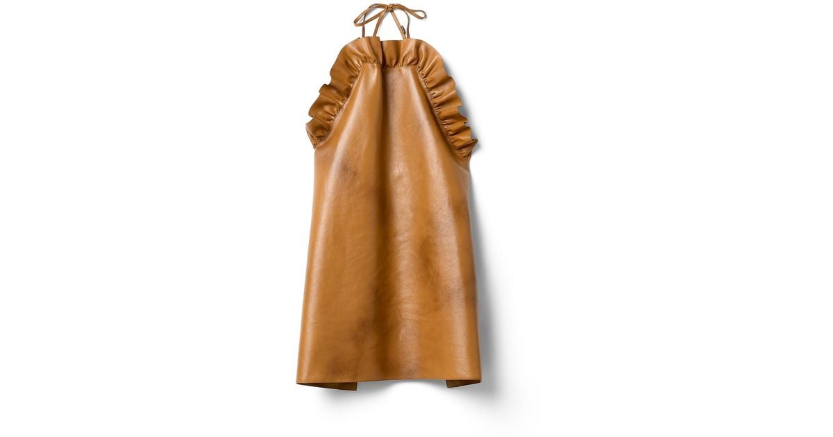 miu-miu-leather-pinafore-apron-in-brown-lyst-uk