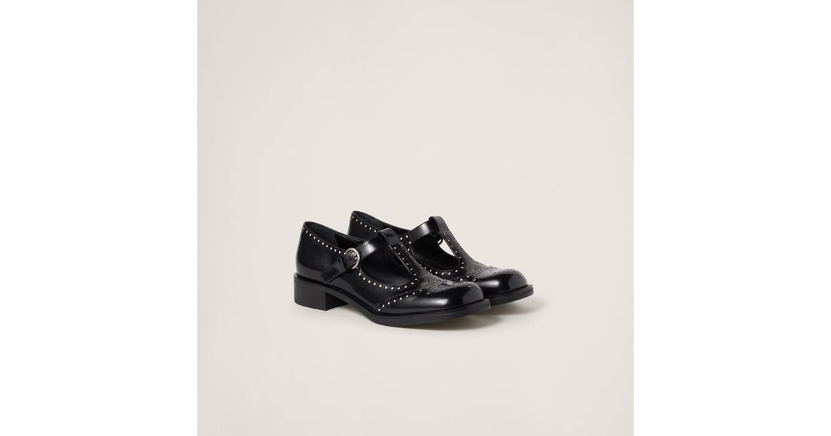 【送料&関税込】Miu Miu Black Leather Brogue Pumps 24630439_54644335_600.jpg