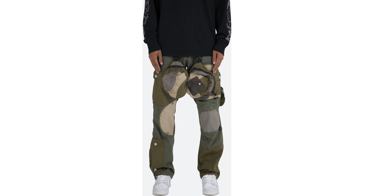 mnml olive cargo pants