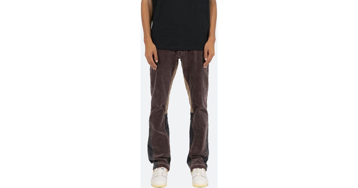 MNML B356 Corduroy Flare Pants in Brown for Men | Lyst