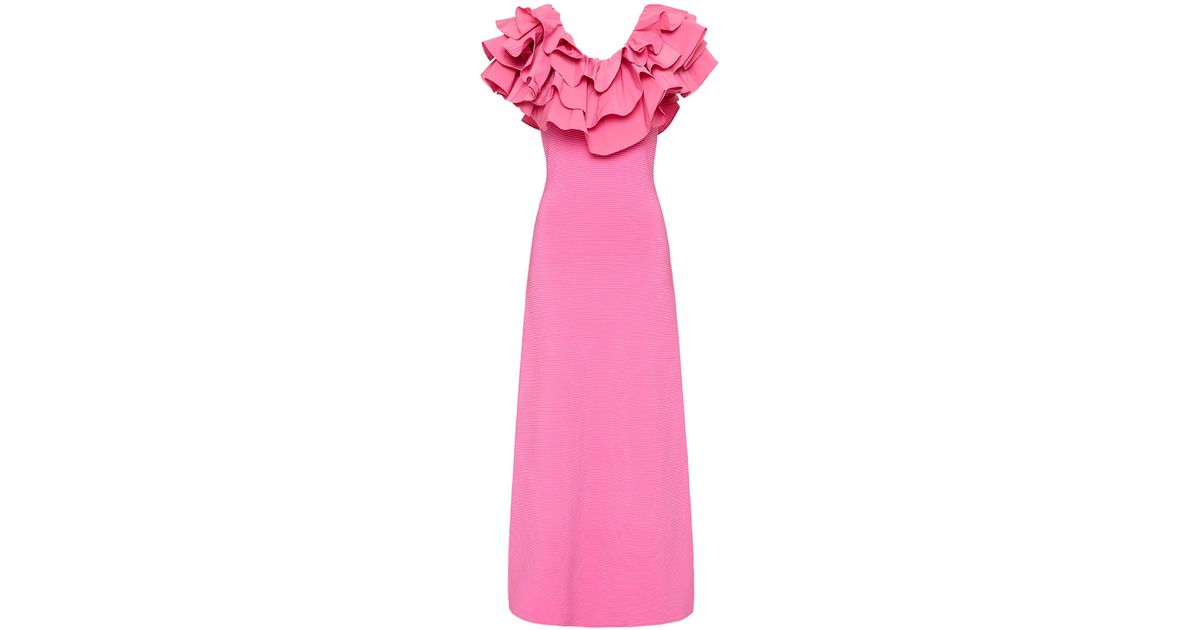 knee length dresses for ladies Rent AJE Serendipity Reflection Midi Dress (Blush)  Dress for a Night
