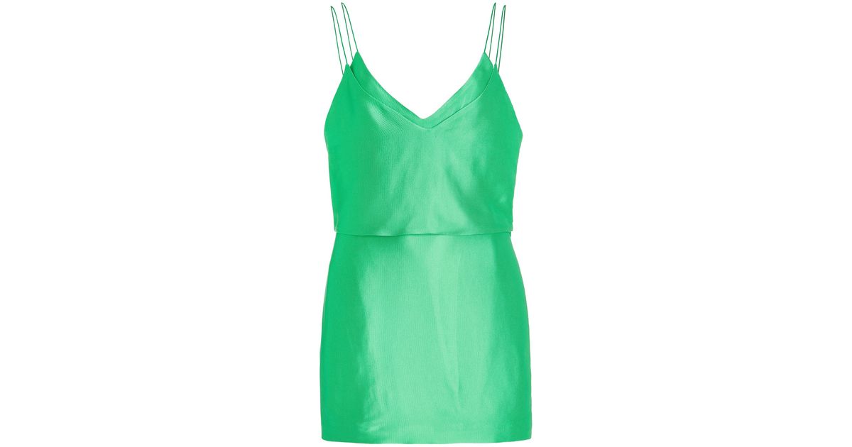 GAUGE81 Elena Layered Satin Mini Dress 