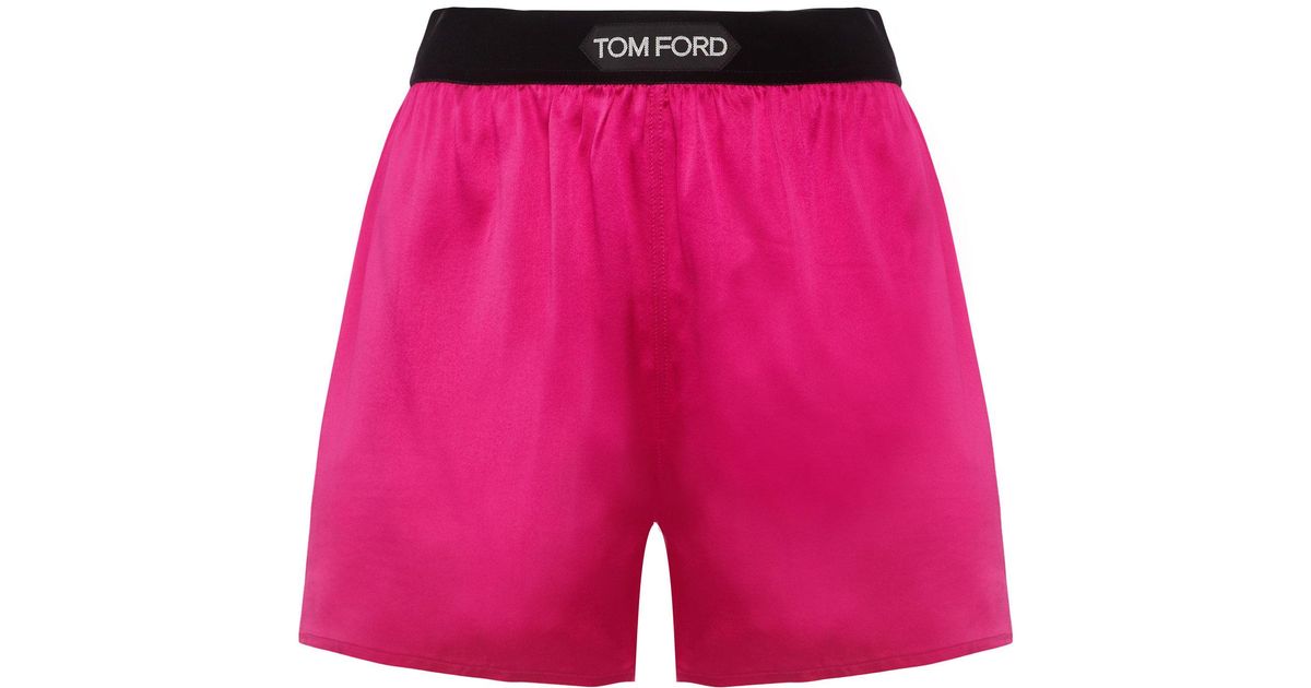 Tom Ford Logo-print Stretch-silk Pajama 