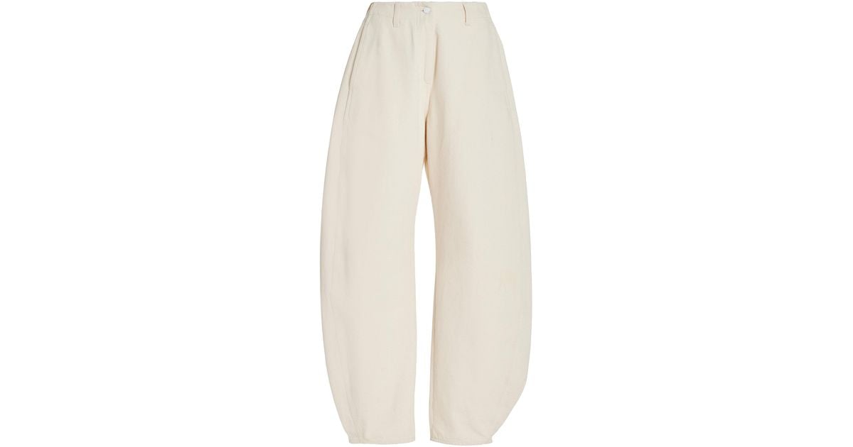 Made In Tomboy Isabelle Ergonomic Jeans in White | Lyst UK
