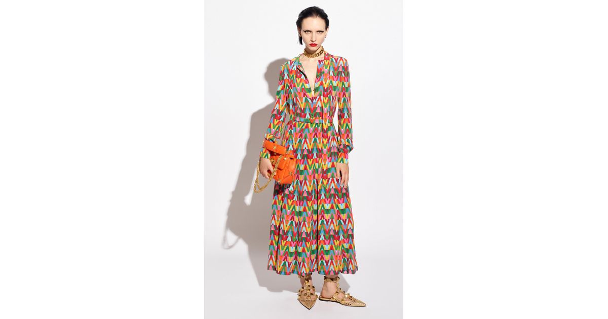 Valentino chevron dress top
