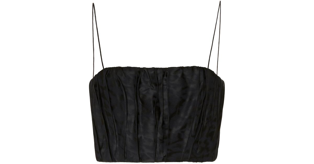 acler basque ruffle top