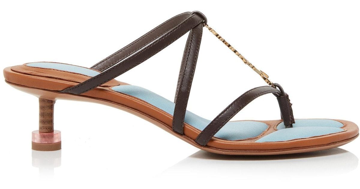 Jacquemus noli store leather sandals