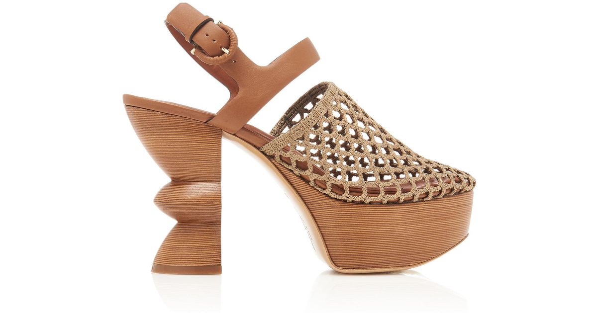 woven clogs