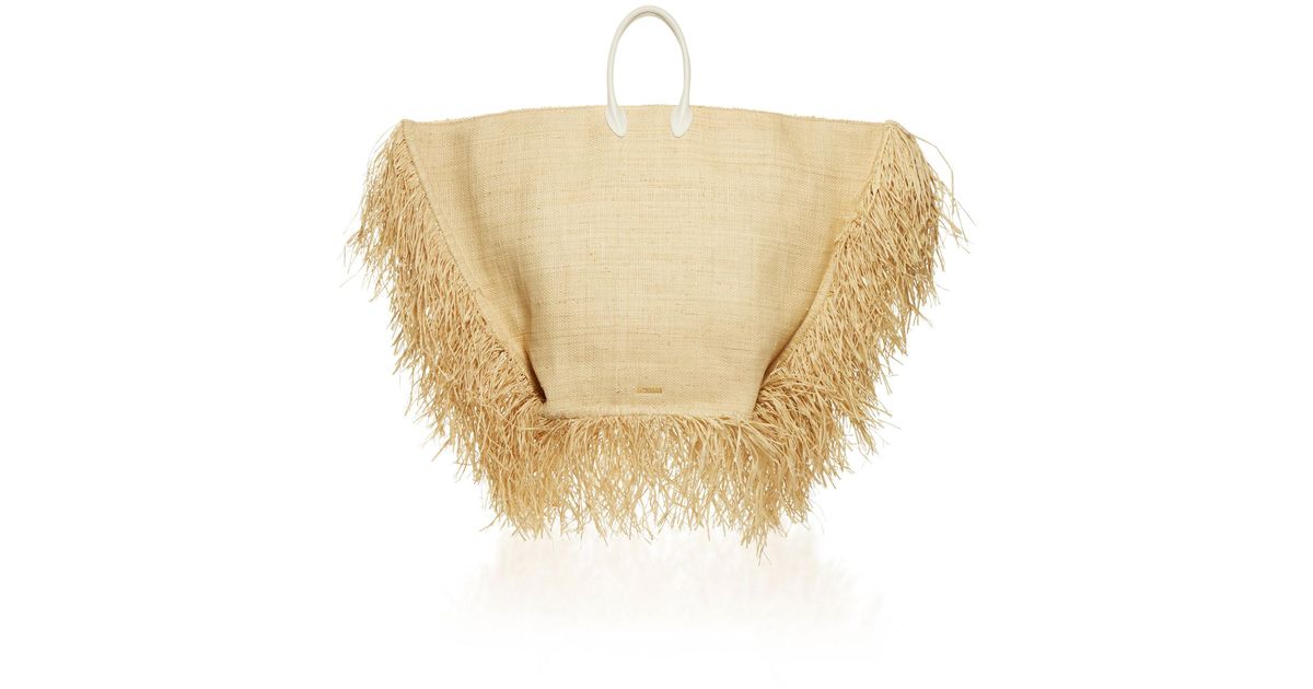 jacquemus raffia bag