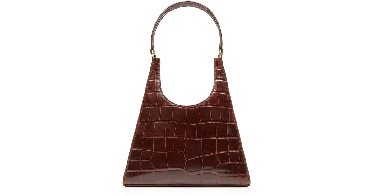 Staud Rey Quilted Leather Shoulder Bag IUCN Water