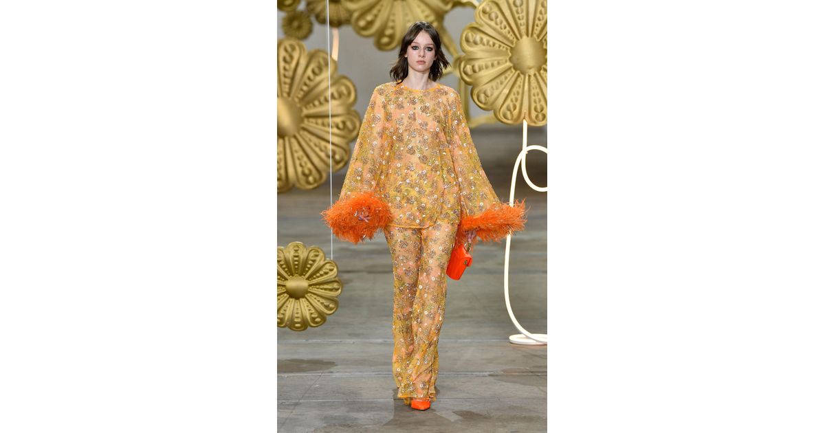 alice mccall feather dress