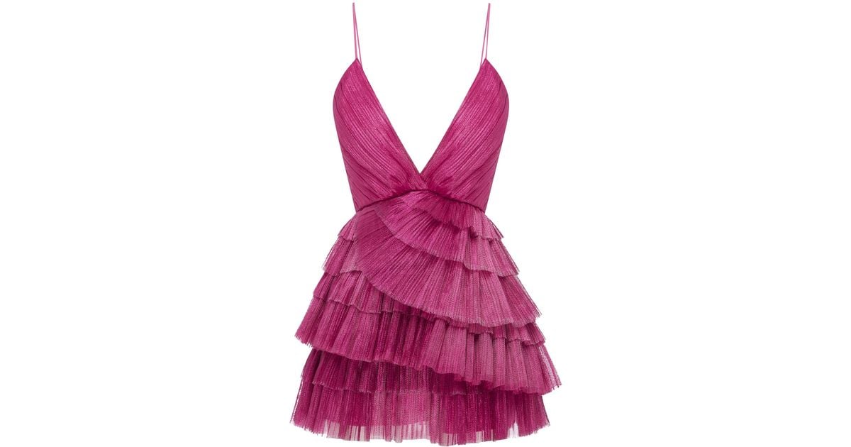 Alice McCALL Don't Be Shy Pleated Shell Dress in Pink | Lyst