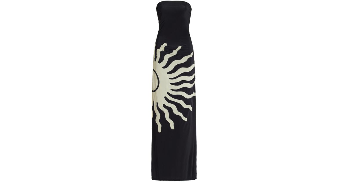 halter neck a line cocktail dress donna karan Linen Blend Square Neck Midi Halter Dress