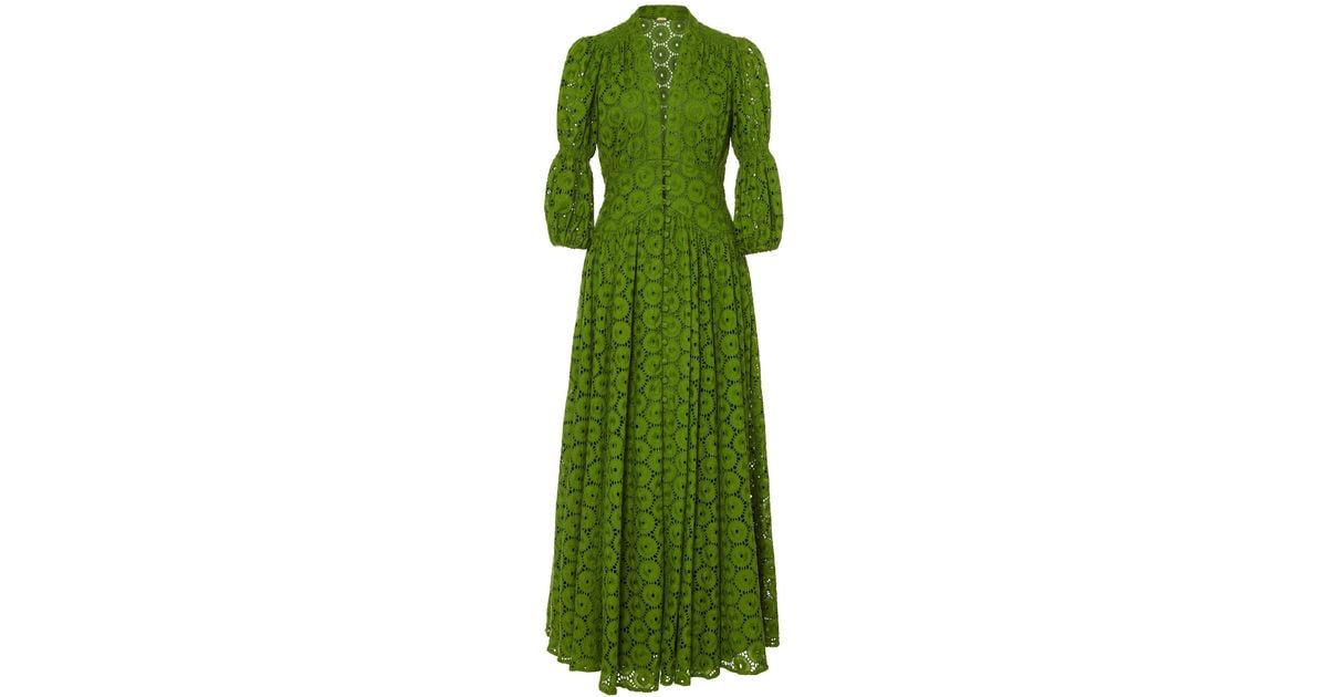 Cult Gaia Willow Cotton Lace Maxi Dress in Green | Lyst UK Cult Gaia Willow Cotton Lace Maxi Dress in Green | Lyst UK