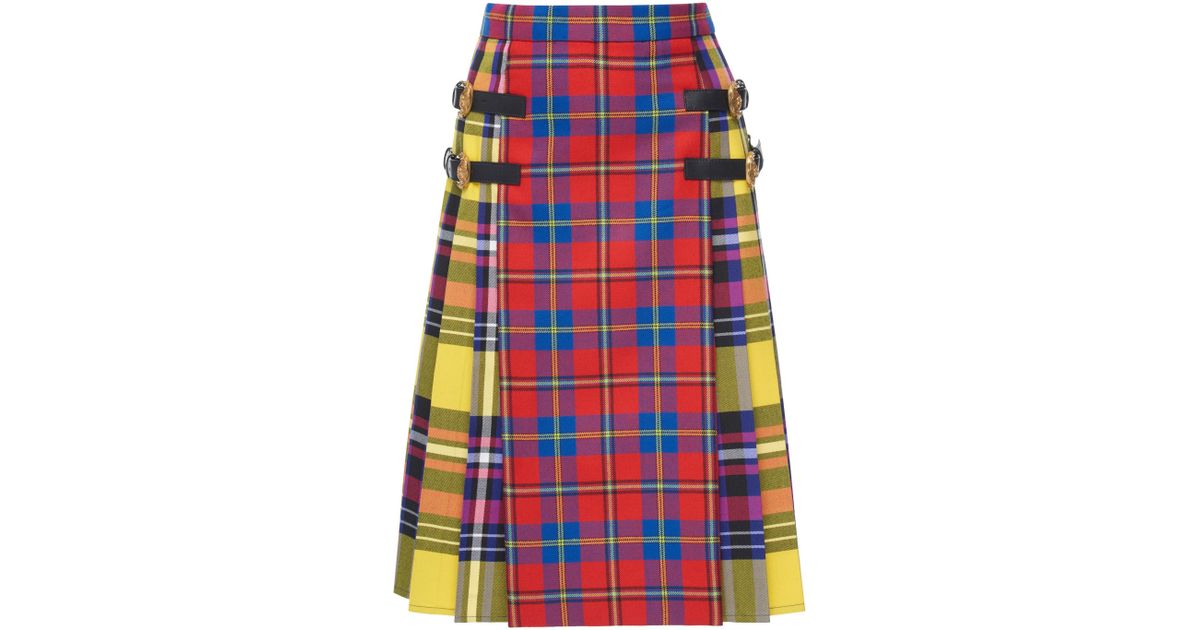 Versace tartan skirt Clearance