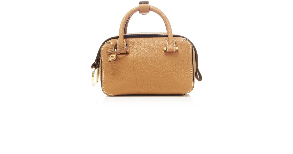 Delvaux 'cool Box Mm' Leather Bag in Brown