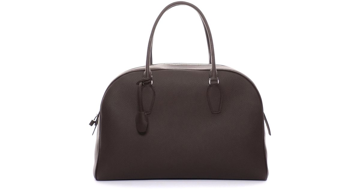 ハンドバッグ THE ROW India 15.75 leather handbag India 15.75 Bag Black in Nubuck – The Row