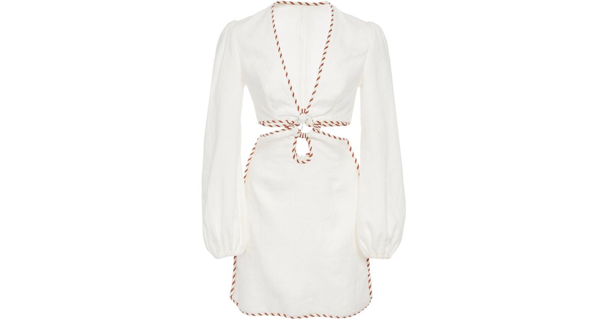 Zimmermann braid 2025 mini dress