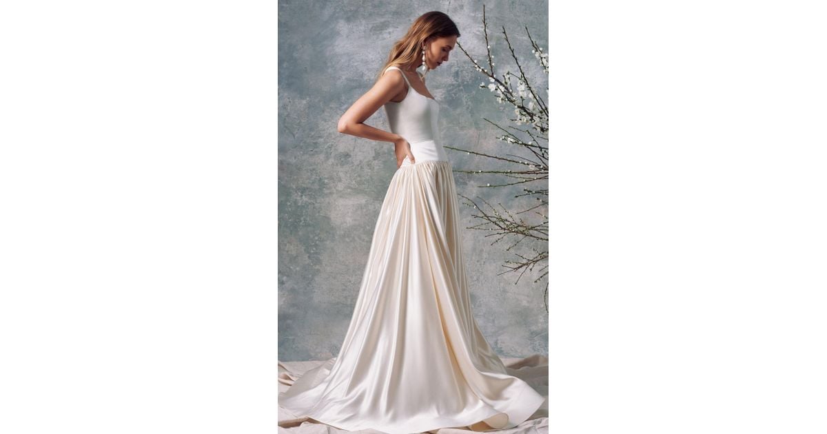 markarian silk wedding dress