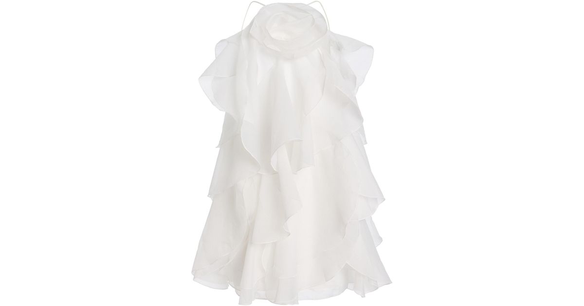 knee length dresses for ladies Aje Pandorea Layered Mini Dress – ABC Dress Hire main image 1