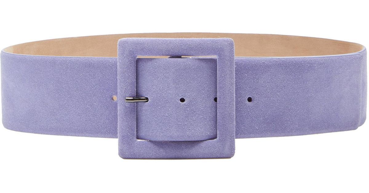 wide purple belt