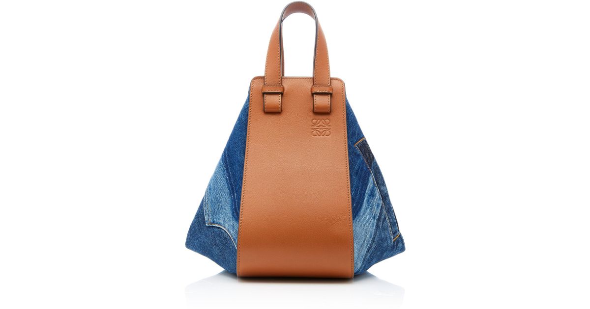Loewe Hammock Denim Small Leather Bag 
