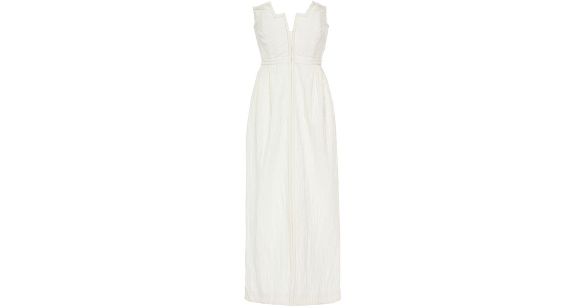 mara hoffman radial turtleneck midi dress