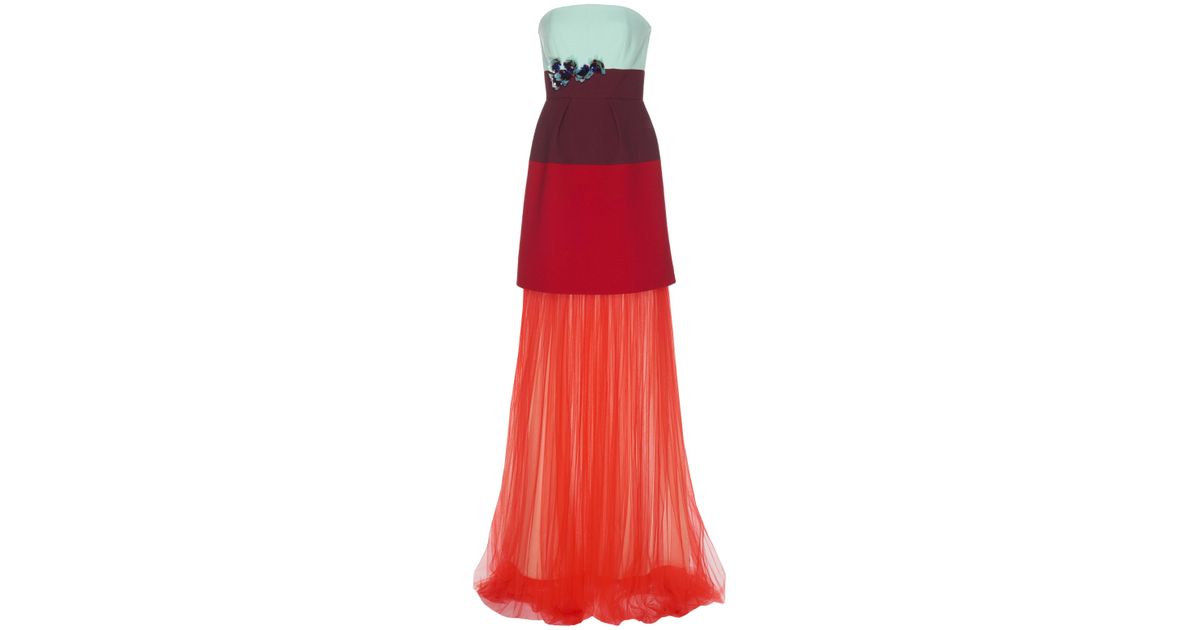 delpozo red dress