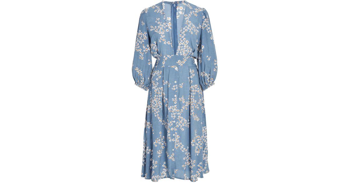 faithfull the brand chloe midi dress