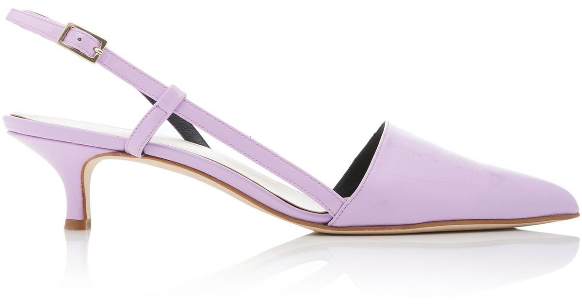 lavender slingback shoes