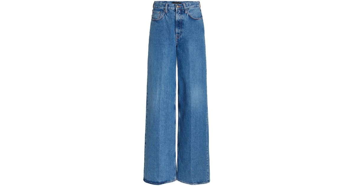 Fabrizio Gianni Jeans Womens Straight Wide Leg Capri Pants Jeans Blue -  Shop Linda's Stuff