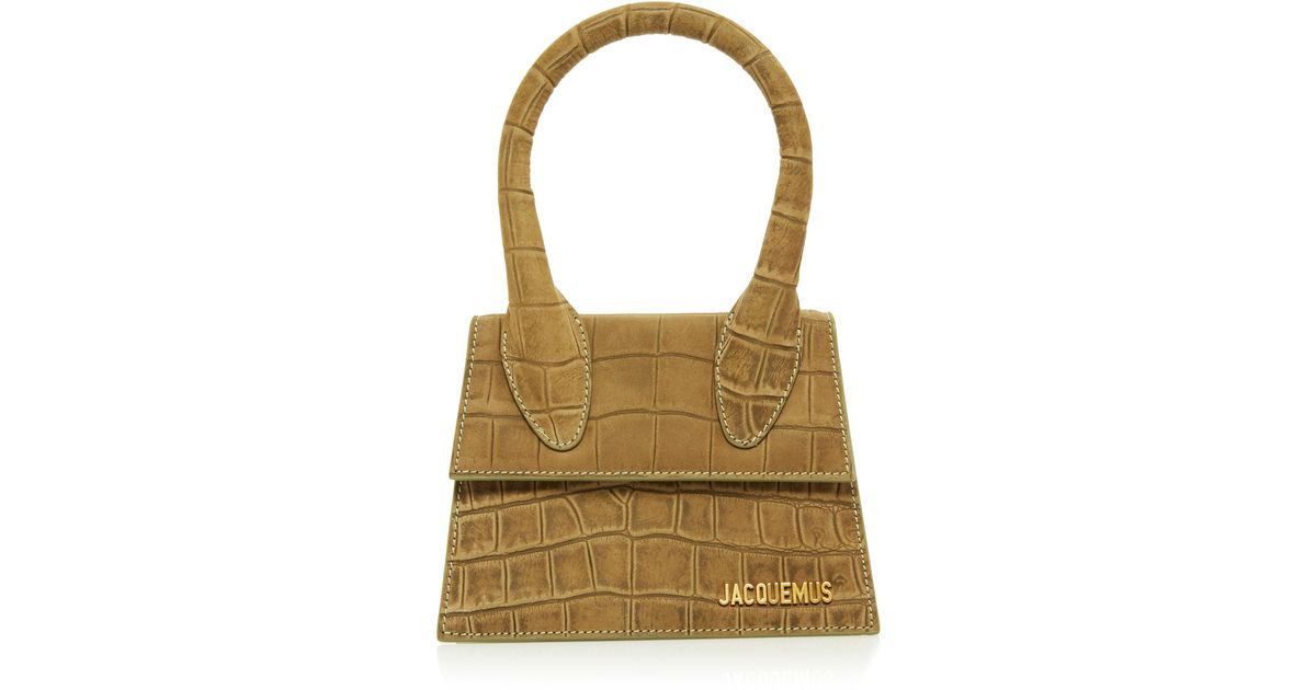 Le Chiquito Moyen Bag in Green Leather