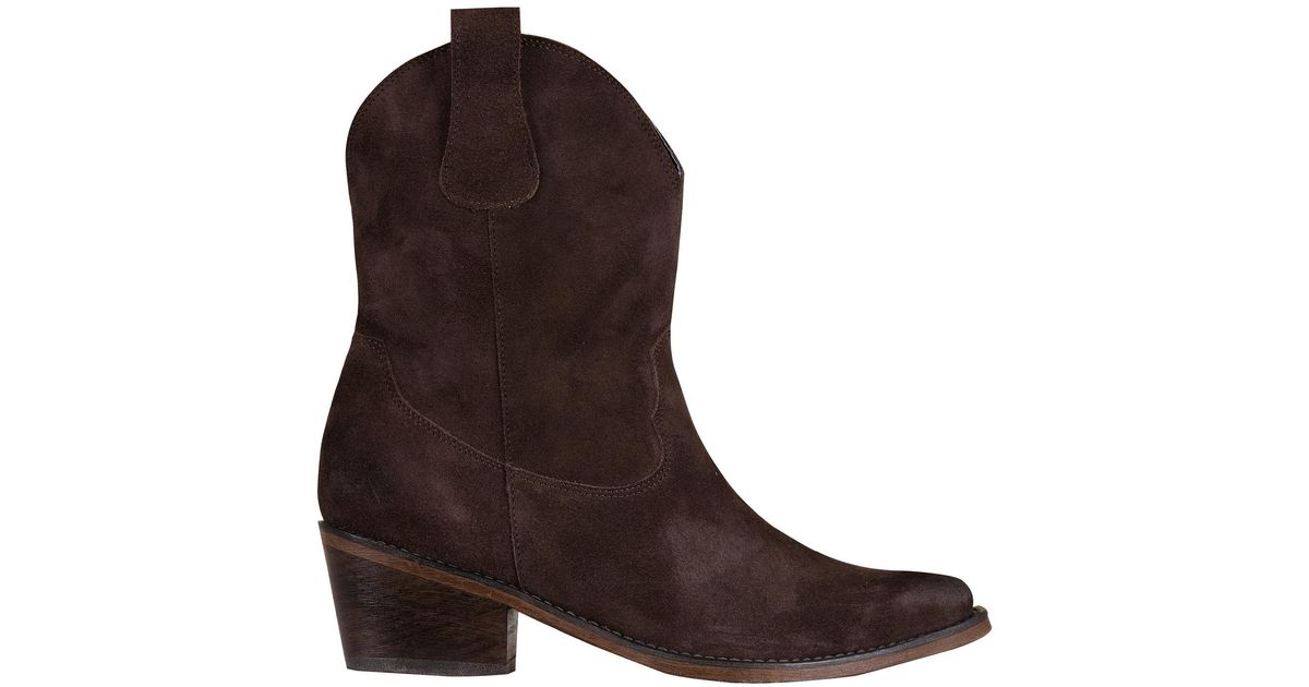 Johanna Ortiz Last Day On Earth Suede Boots in Brown - Lyst