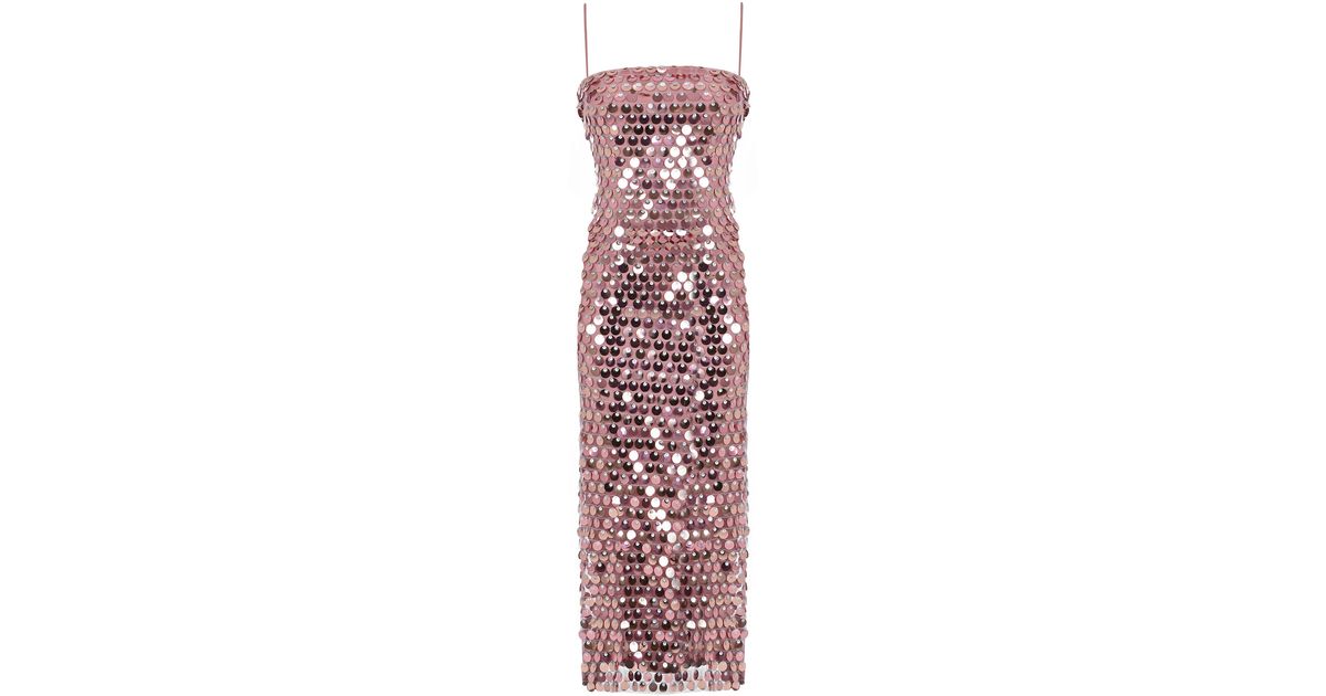 tiered midi smock dress Glare Smock Tiered Midi Dress Zodiac Curve PINK-MUL / 1X by Sugarlips