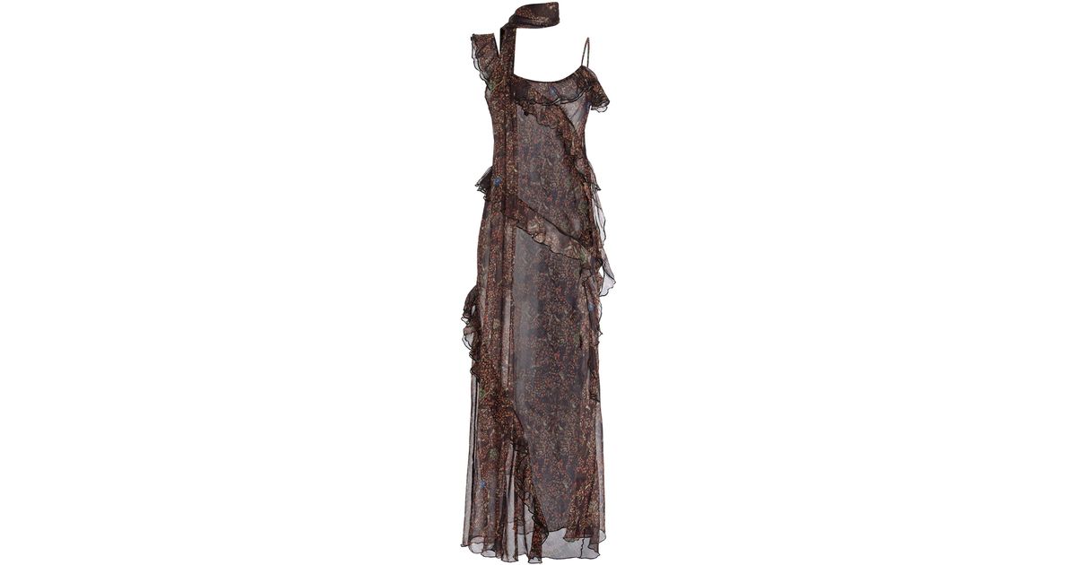 staud romy dress brown Navy Romy Dress