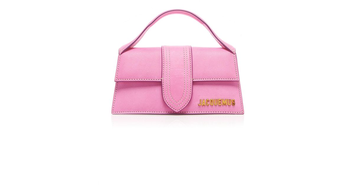 Jacquemus Le Bambino Leather Top Handle Bag in Pink | Lyst