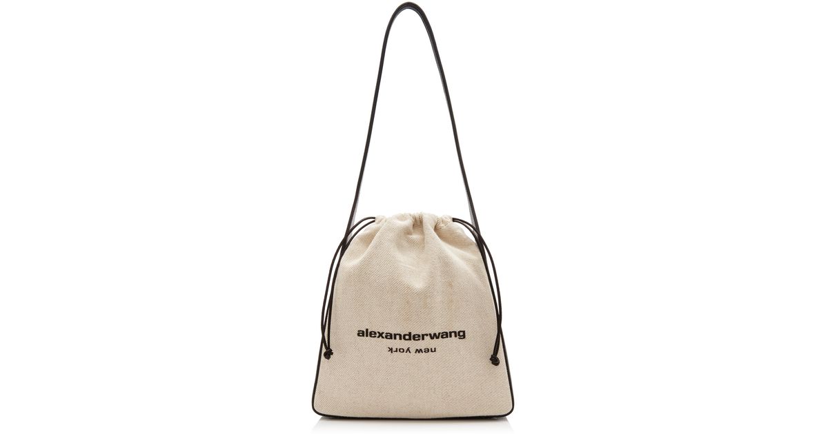 Alexander Wang Ryan White Canvas Shoulder Bag | Lyst