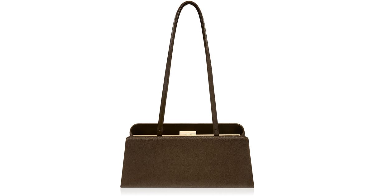 Verafied Python Eclair VERAFIED Éclair Calf Hair Bag in Metallic | Lyst