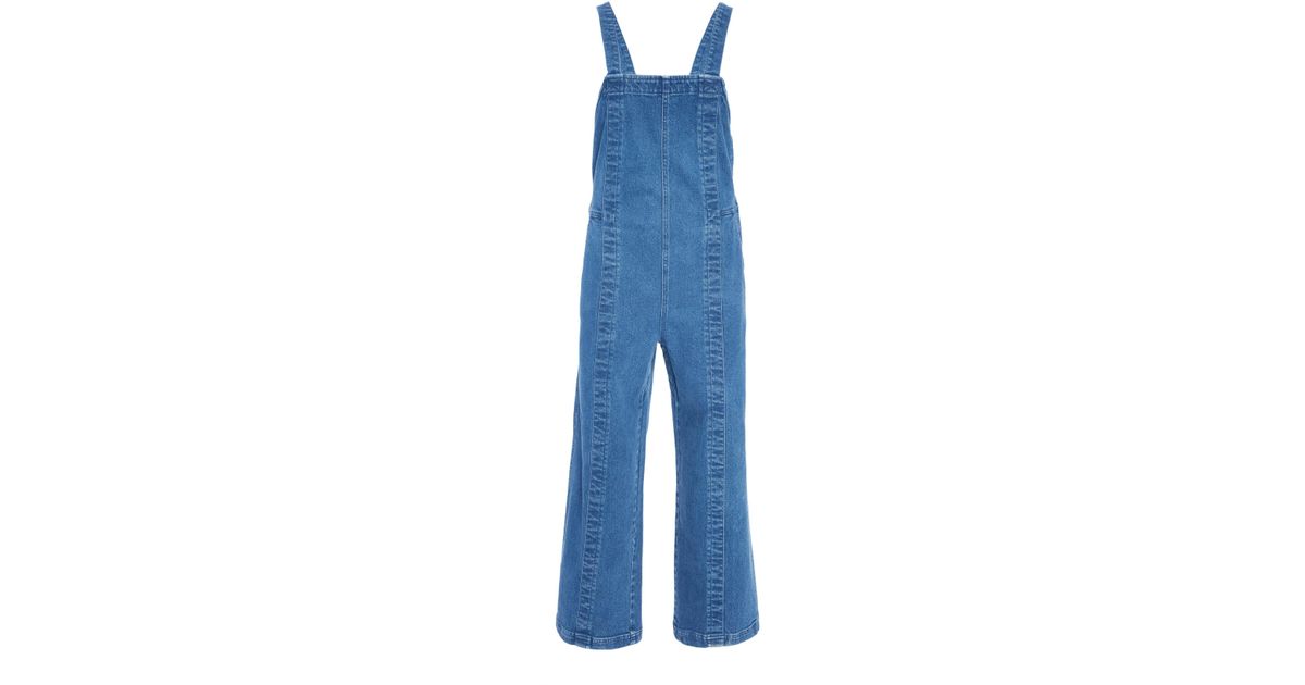 apiece apart carmen denim overall